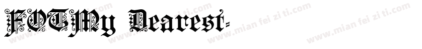 FOTMy Dearest字体转换